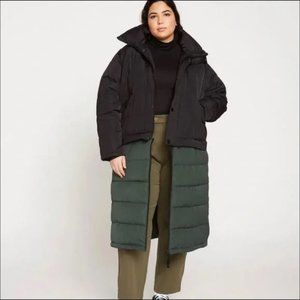 NWOT Universal Standard 4-in-1 Hybrid Puffer Plus sz XL 26-28